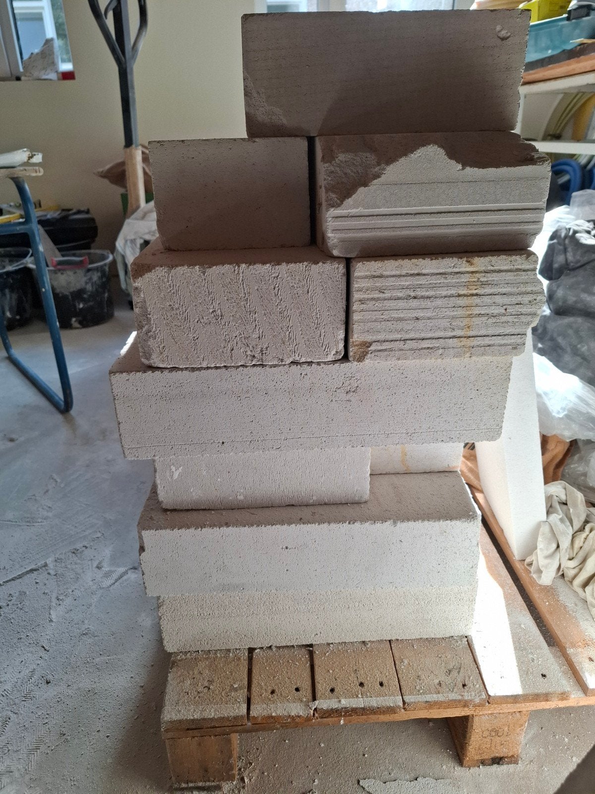 Te koop cellenbetonblokken 10cm dik, Ophalen of Verzenden, Kalkzandstenen