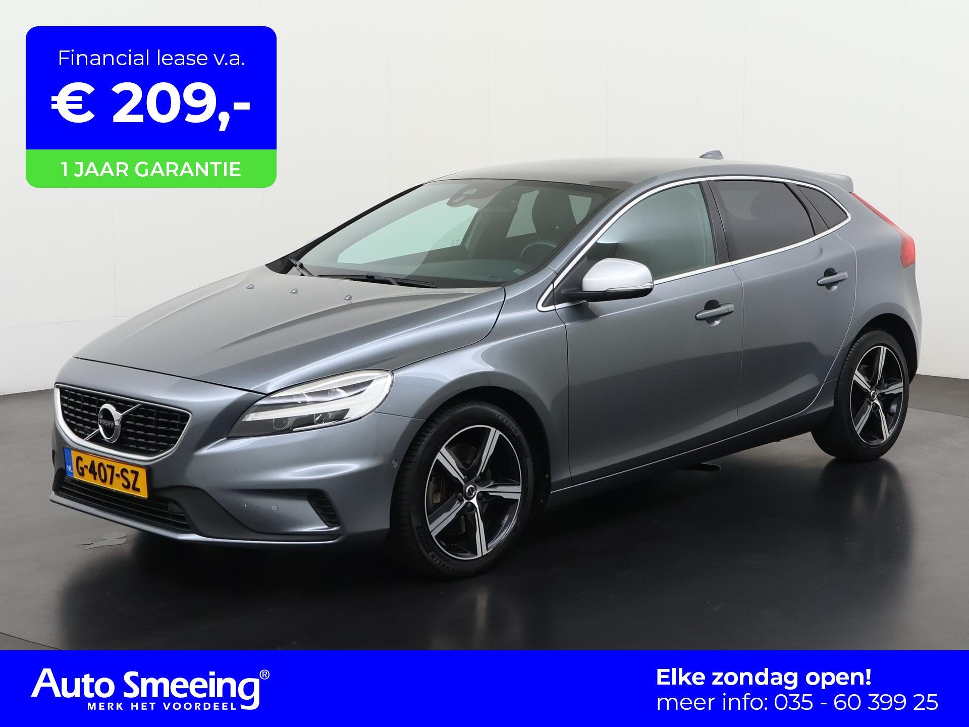 Volvo V40 1.5 T3 Polar+ Sport | Panoramadak | Trekhaak | Har, Auto's, Volvo, Euro 6, 4 cilinders, Origineel Nederlands, 152 pk