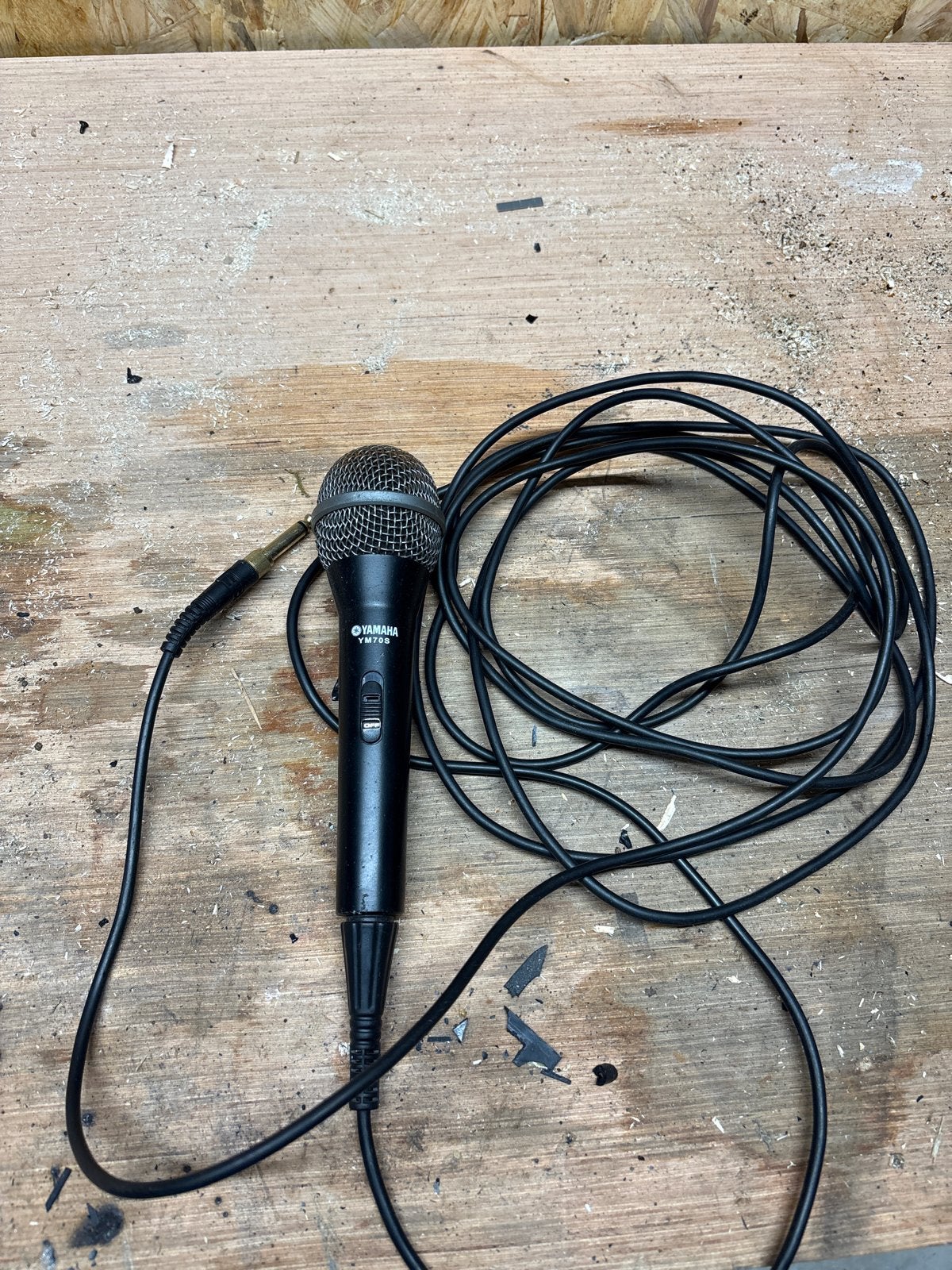Yamaha YM70S microfoon met kabel, Muziek en Instrumenten, Ophalen, Gebruikt, Zangmicrofoon