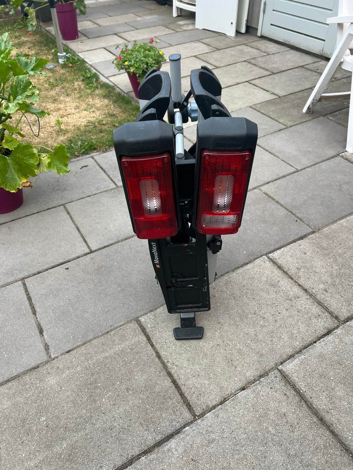 MovaNext Lux Plus fietsendrager voor 2 (e-bikes), Ophalen, Gebruikt, 2 fietsen, Trekhaakdrager