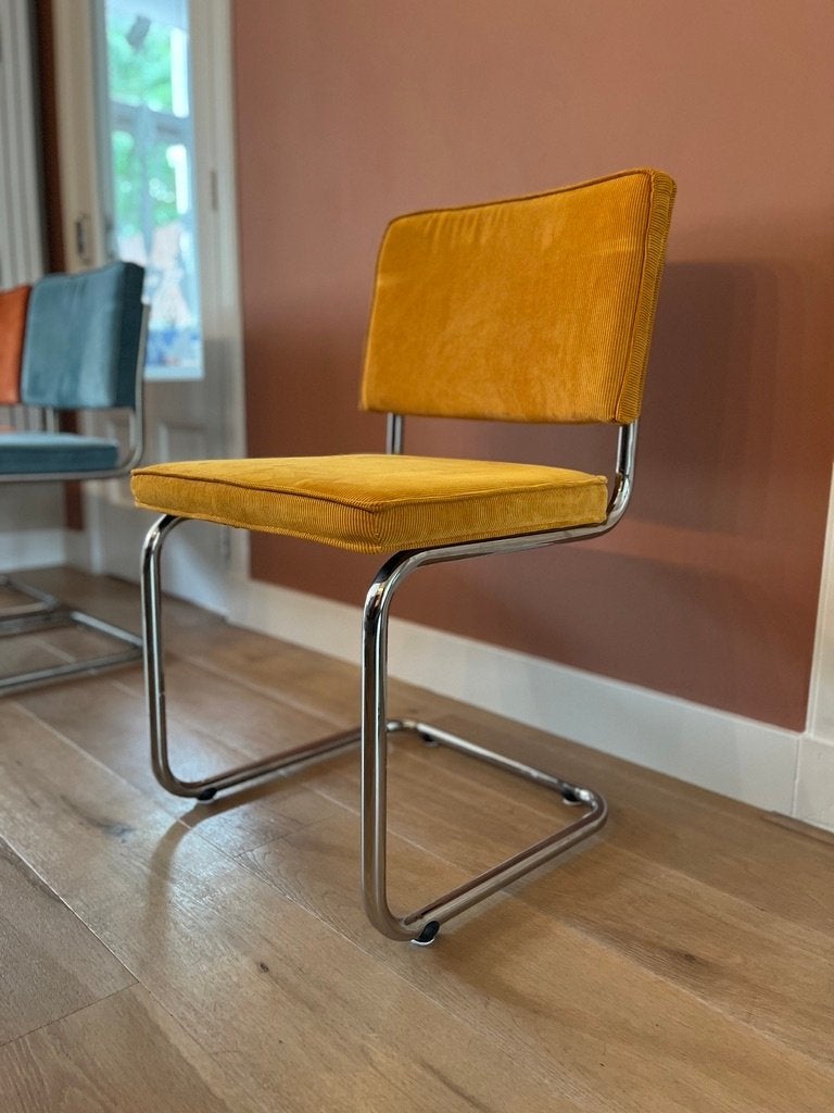 ZUIVER ridge rib stoelen 6 stuks, Ophalen, Gebruikt, Overige kleuren, Vijf, Zes of meer stoelen