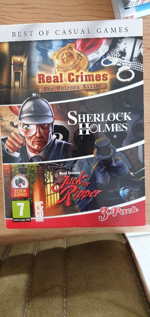 Pc cd rom box verstopte crime real crimes, Avontuur en Actie, 1 speler, Ophalen of Verzenden, Zo goed als nieuw