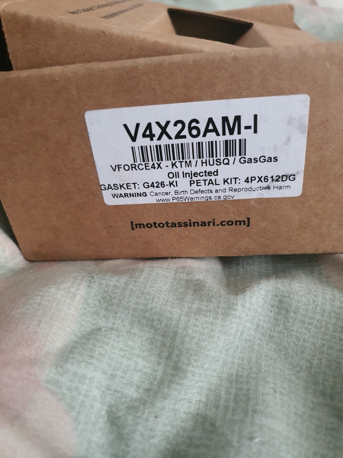 VForce4X Membraan voor KTM / HUSQ / GasGas (V4X26AM-I), Verzenden