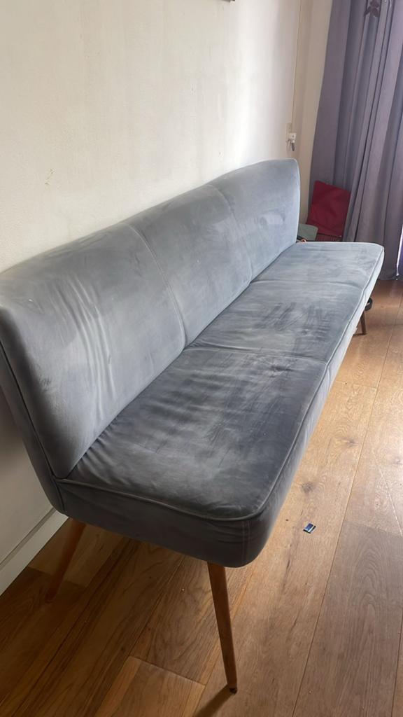 Gratis - Eetkamerbank, Huis en Inrichting, Banken | Sofa's en Chaises Longues, Ophalen, Gebruikt, Minder dan 75 cm, Stof