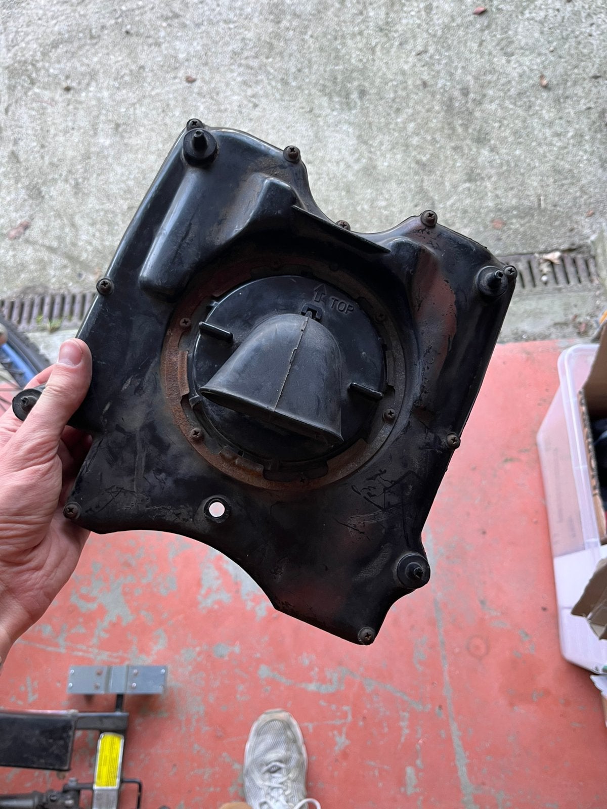 Luchthuis lichtfilter airbox Honda CX500, Motoren, Ophalen