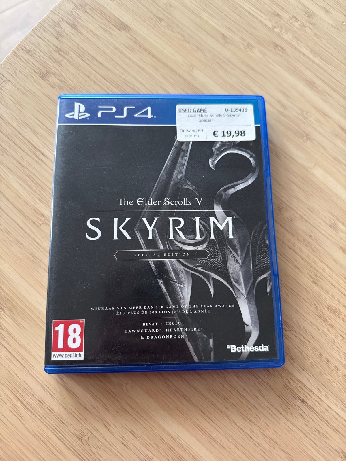 The Elder Scrolls V: Skyrim Special Edition PS4, Vanaf 18 jaar, 1 speler, Ophalen of Verzenden, Zo goed als nieuw