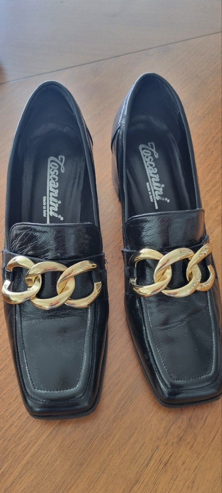 Elegante damesschoenen met lage hak, Schoenen met lage hakken, Zwart, Toscanini, Ophalen of Verzenden