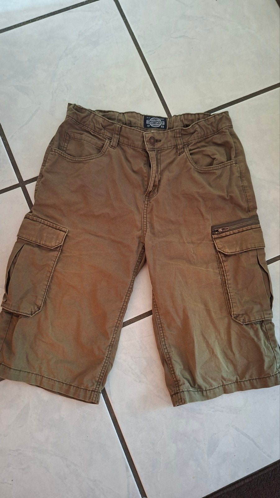 Skate Nation korte broek maat 164, Zo goed als nieuw, Skate Nation, Jongen, Ophalen