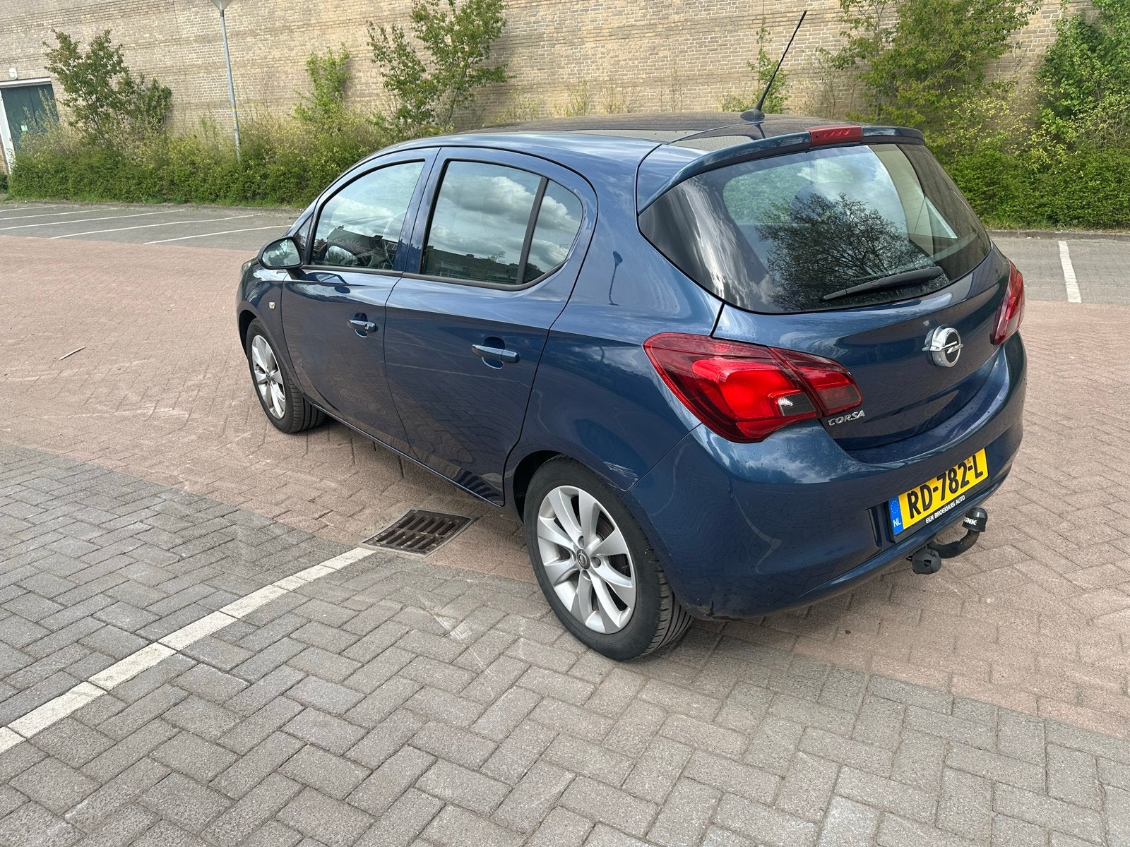 Opel Corsa 1.4 66KW/90PK 5D 2017 Blauw, Auto's, Voorwielaandrijving, 4 cilinders, Blauw, 49 €/maand