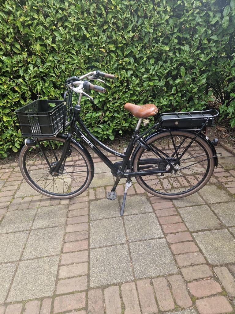 Gazelle Puurl elektrische fiets met mand, Fietsen en Brommers, Elektrische fietsen, Gebruikt, Gazelle, Minder dan 47 cm, Minder dan 30 km per accu