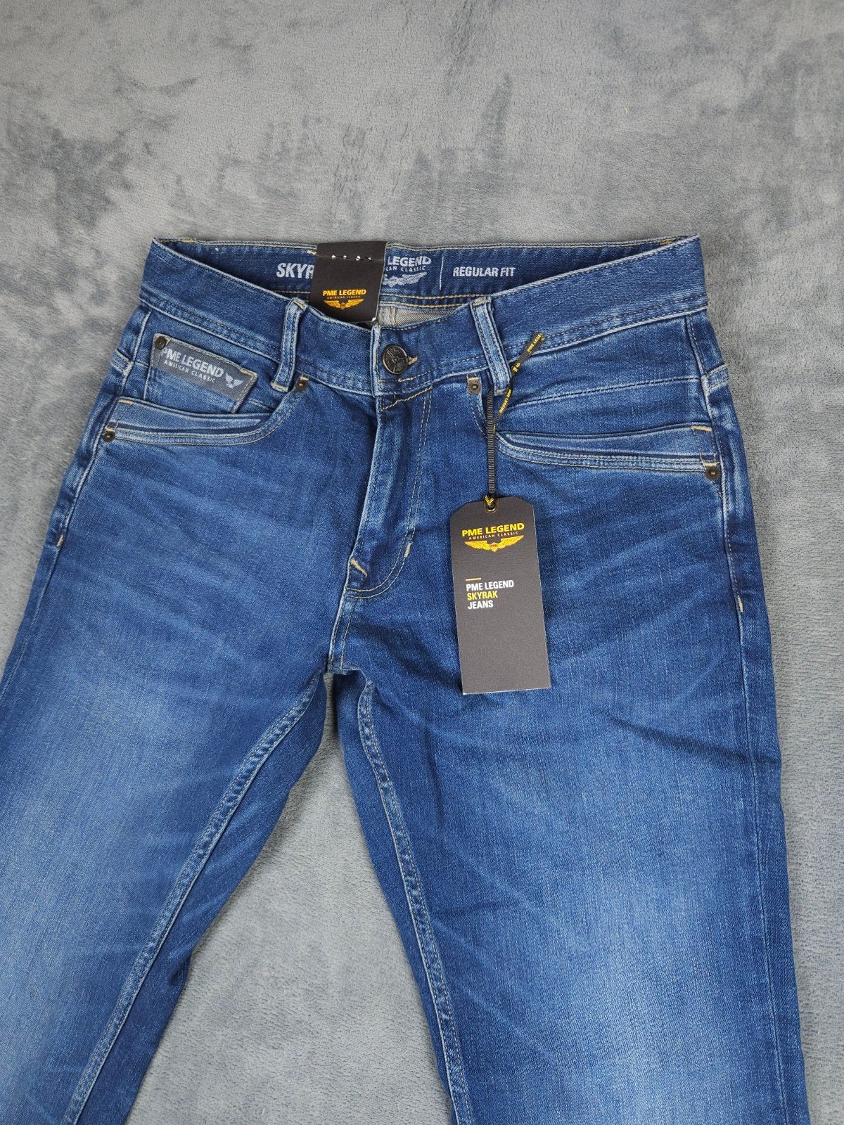 Pme Legend Broek Skyrak W33 L30 Blauw Regular Fit Jeans, ., Nieuw, ., W33 - W34 (confectie 48/50)