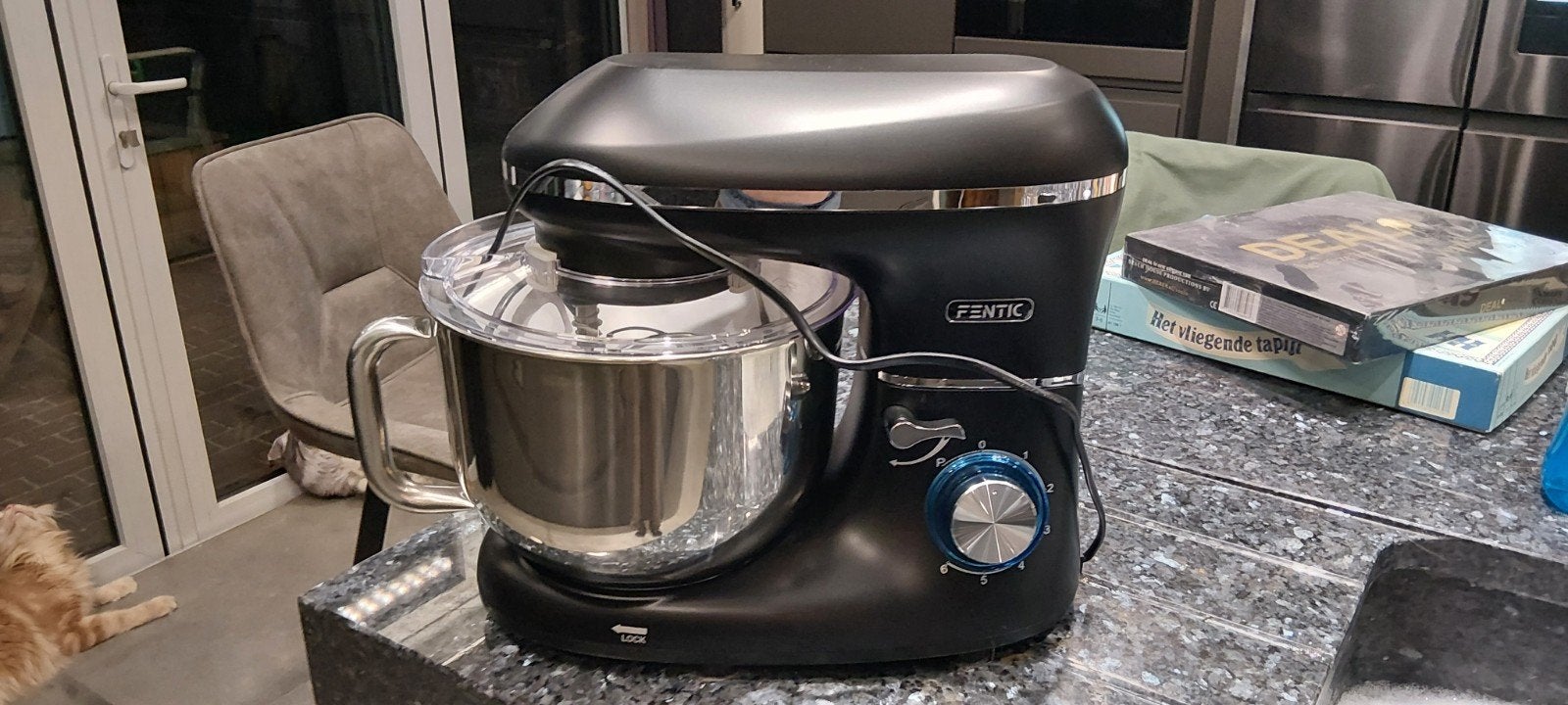 Fentic Keukenmachine - Krachtig en Veelzijdig, Witgoed en Apparatuur, Keukenmixers, Ophalen, 4 liter of meer, 3 snelheden of meer