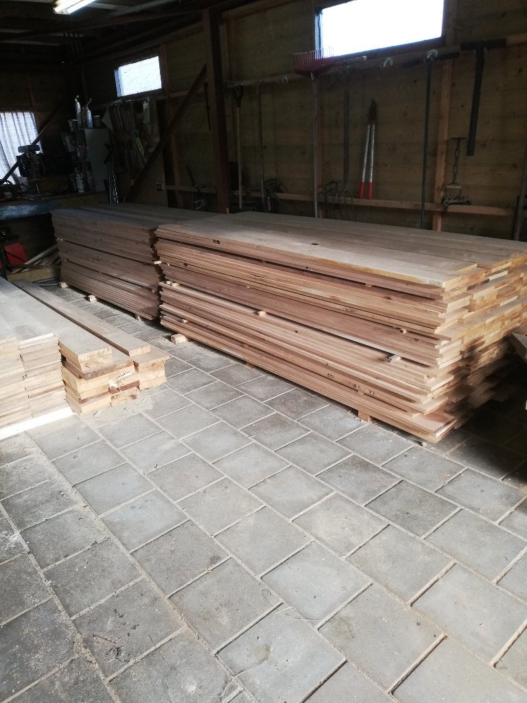Eiken pl;anken te koop., Minder dan 25 mm, Eiken, Nieuw, Ophalen of Verzenden