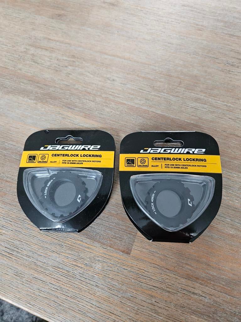 Jagwire Centerlock Lockring - Nieuw in verpakking, Nieuw, Ophalen of Verzenden, Jagwire, Aluminium