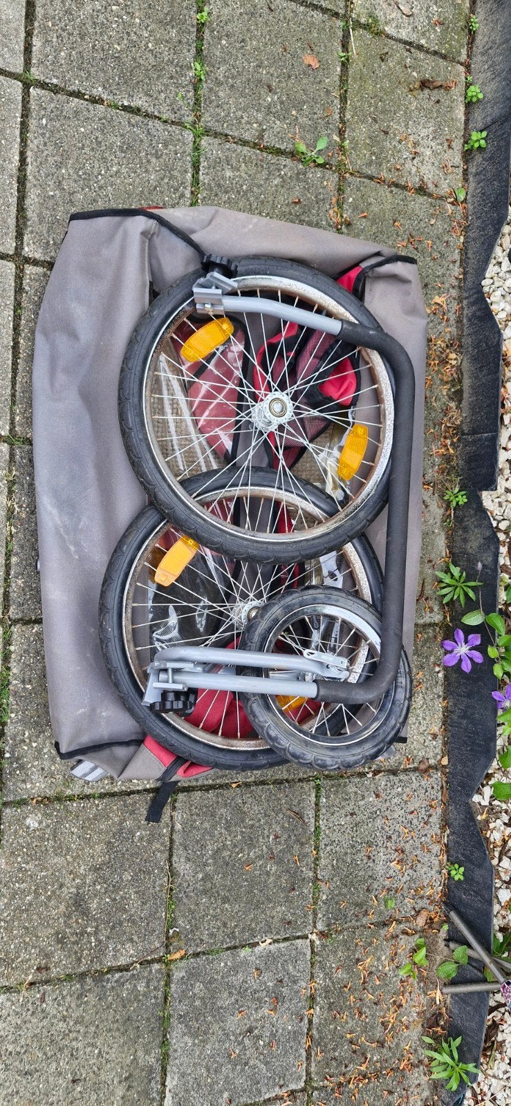 Hondenfietskar / Hondenbuggy - Opvouwbaar, Fietsen en Brommers, Fietsaccessoires | Aanhangers en Karren, Ophalen