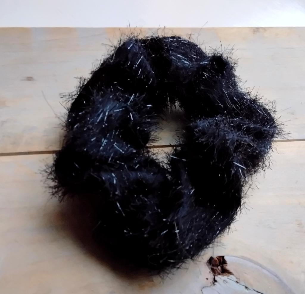 Haar scrunchie met glinstering, Ophalen of Verzenden, Zo goed als nieuw, Overige typen