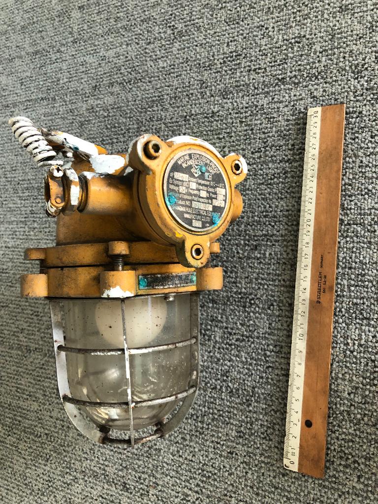 Scheepslamp, Ophalen of Verzenden, Motorboot of Zeilboot, Kaart, Foto of Prent