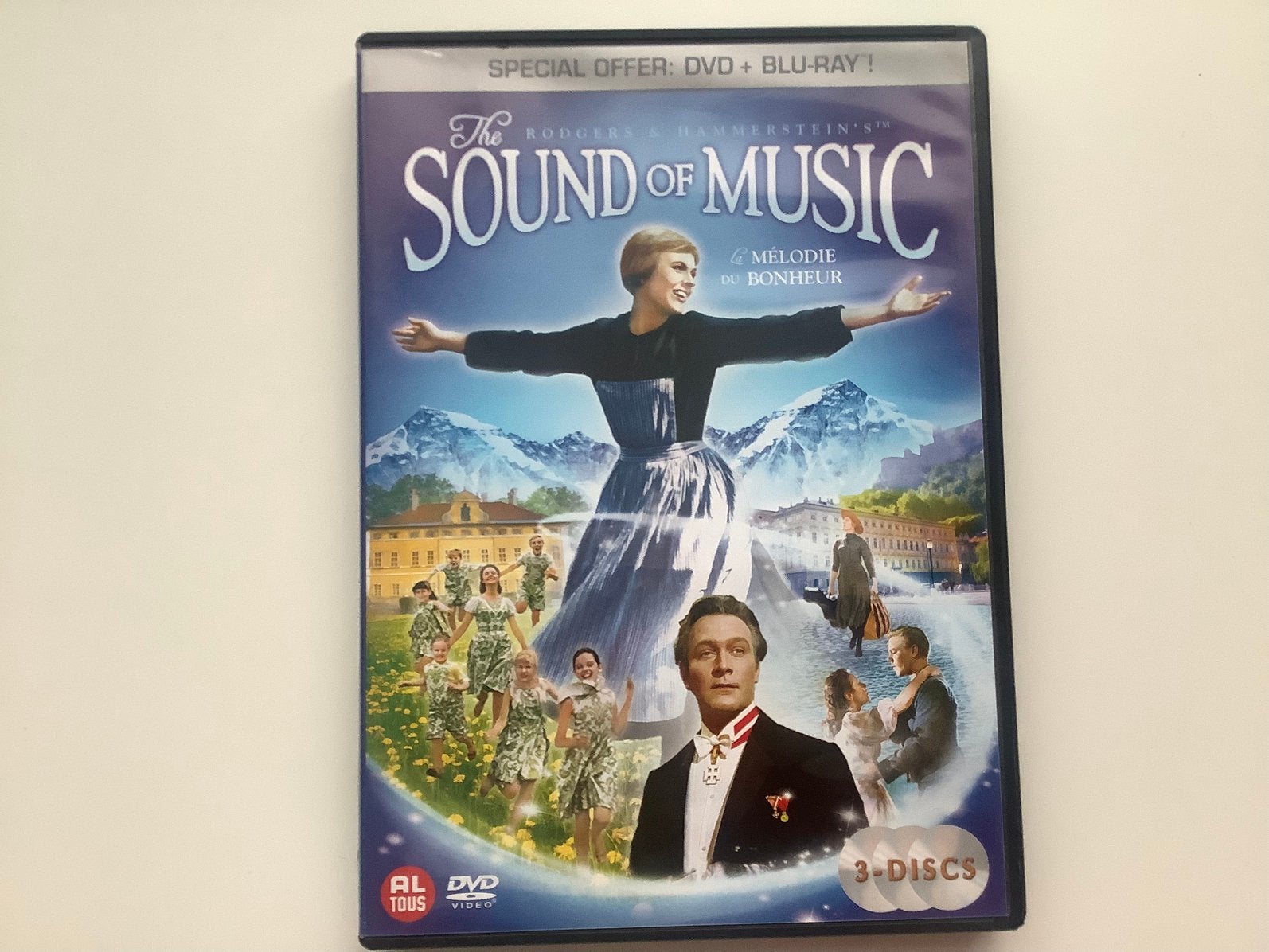The Sound of Music, 2 x bluray en 1 dvd, Cd's en Dvd's, Blu-ray, Ophalen of Verzenden, Zo goed als nieuw, Klassiekers