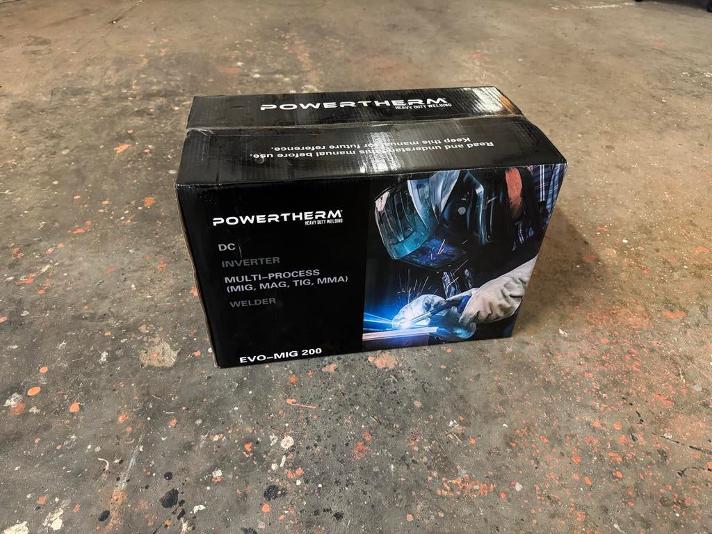 POWERTHERM EVO-MIG 200 Multi-proces Lasapparaat, Ophalen of Verzenden, Nieuw, 150 tot 250 ampère, Inverter