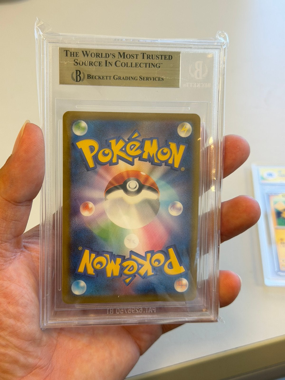 Pikachu McDonald’s Japan 2025 020 020/M-P Beckett BGS 9.5, Ophalen of Verzenden, Nieuw, Losse kaart, Foil