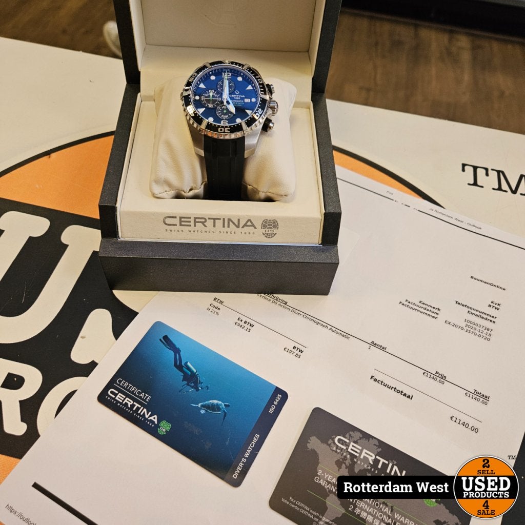 CERTINA DS ACTION CHRONO DIVER C032.427.17.051.00 - Topstaat, 3com, Gebruikt, Support@3com.com, 1501 Page Mill Road
Palo Alto, CA 94304
United States