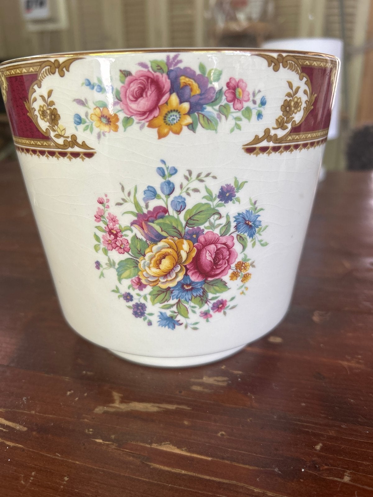 Antieke Enoch Wedgwood (Tunstall) Ltd Bloempot, Antiek en Kunst, Ophalen of Verzenden