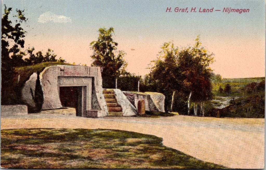 Nijmegen - 12 antieke ansichtkaarten Heilig Landstichting, Verzenden, 1920 tot 1940, Ongelopen, Gelderland