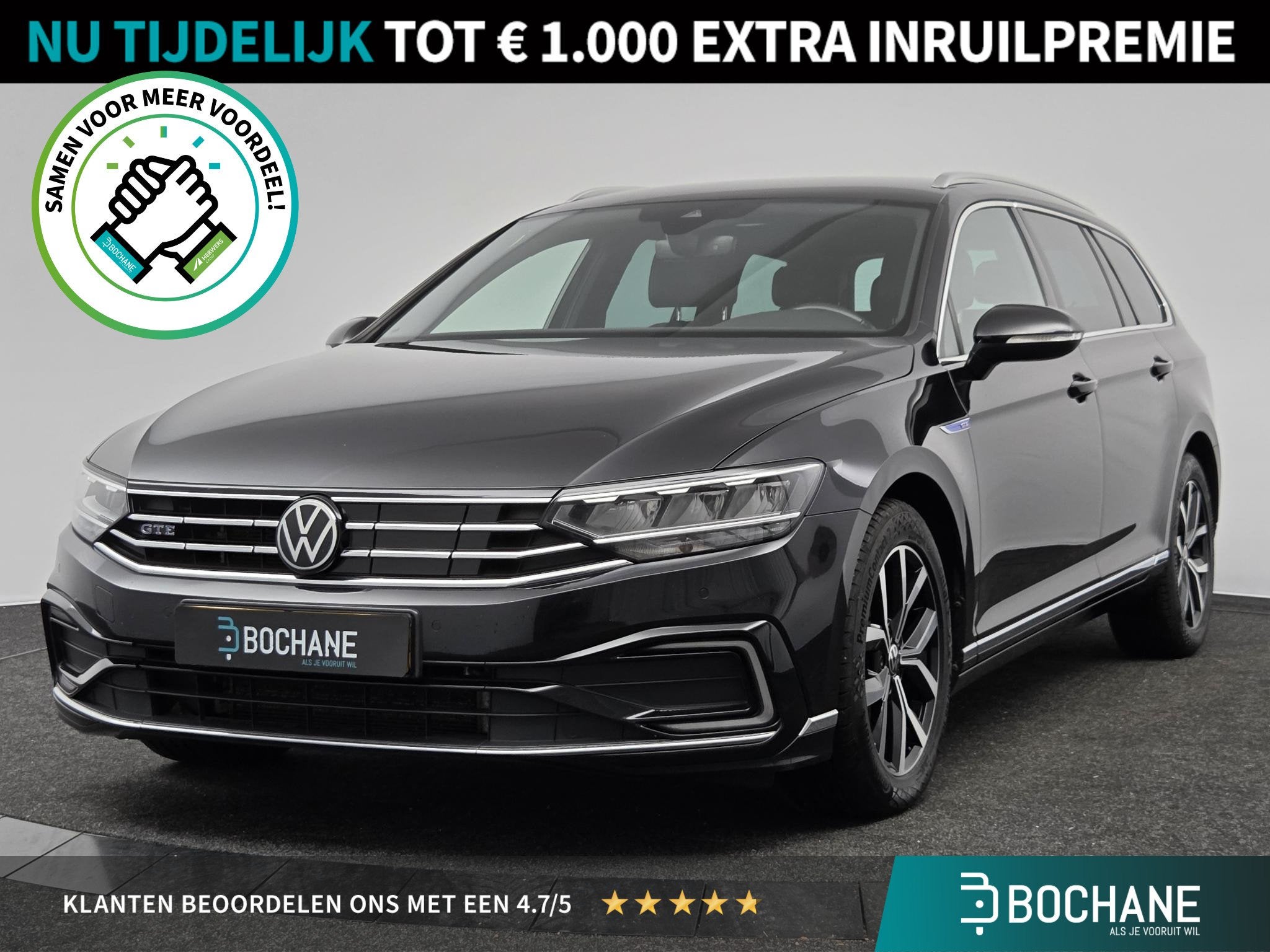 Volkswagen Passat Variant 1.4 TSI PHEV GTE Business | SoH 95, Gebruikt, 4 cilinders, Met garantie (alle), Zwart