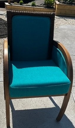 6 eetkamerstoelen, Huis en Inrichting, Ophalen, Gebruikt, Bruin, Jaren 80