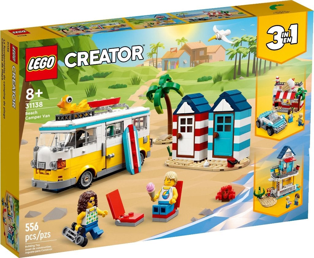 LEGO 31138 CREATOR 3-IN-1 - Strandkampeerbus, Lego, Nieuw, Ophalen of Verzenden, Compleet