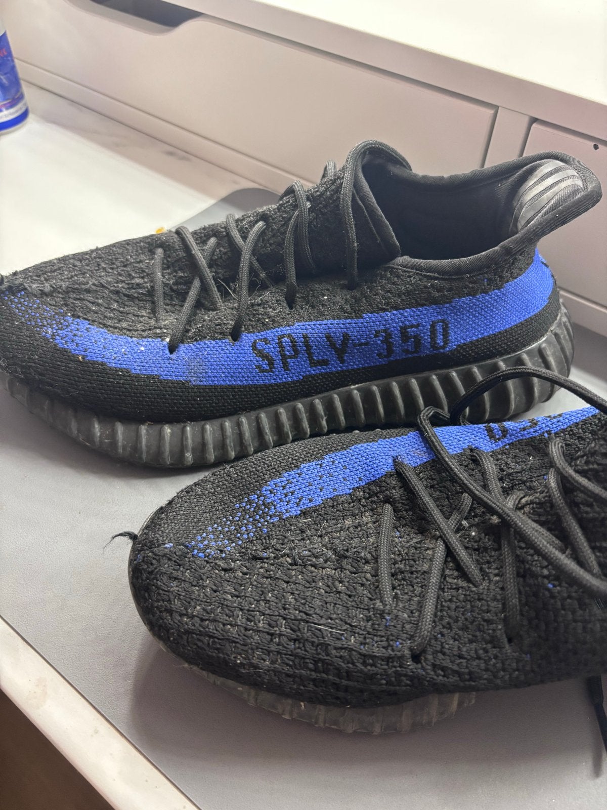 Adidas Yeezy Boost 350 V2 'Blue Tint' - Maat 40, Ophalen, Gedragen, Zwart, Sneakers of Gympen