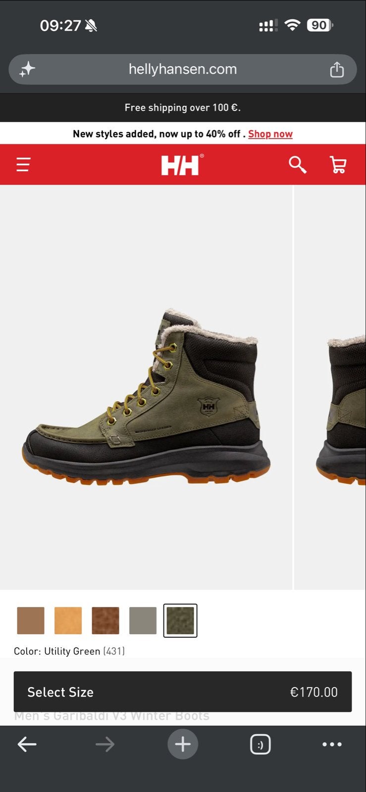 Heren Helly Hansen Garibaldi Winterlaarzen - Nieuw maat 42, Ophalen of Verzenden, Nieuw, Overige kleuren, Boots