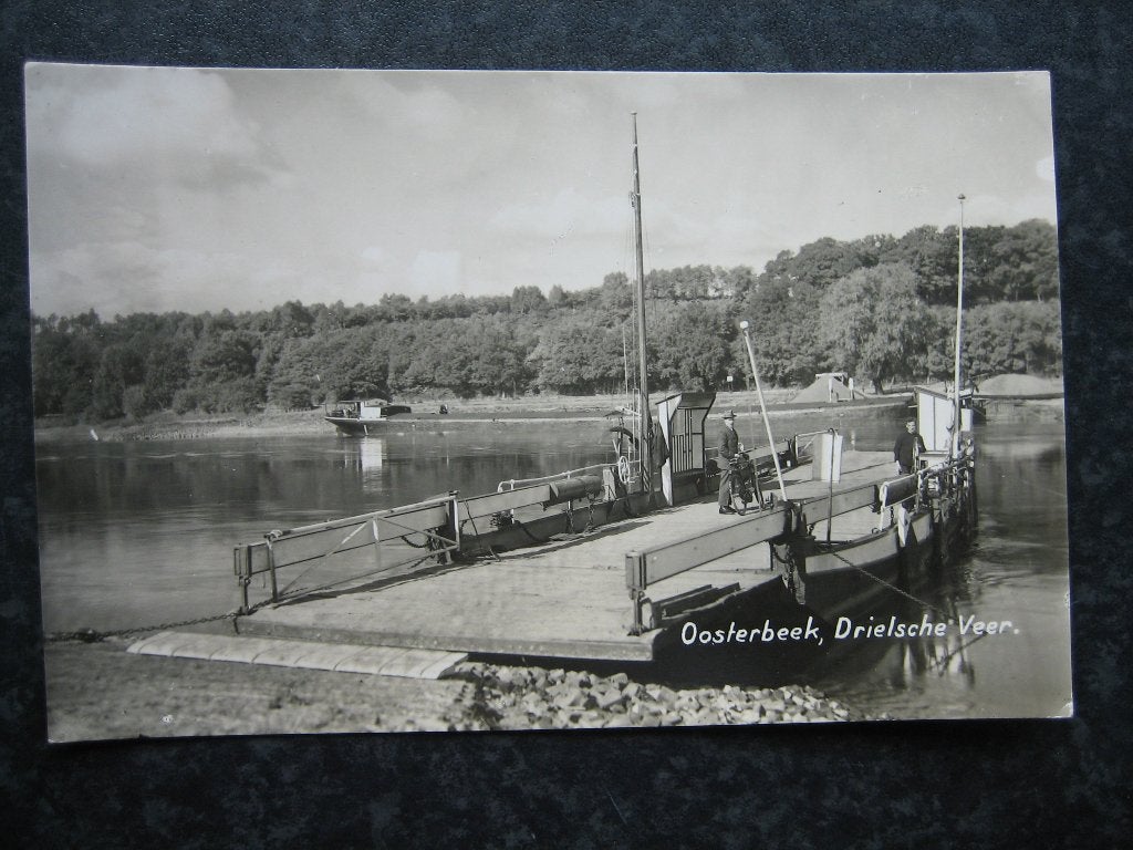 OOSTERBEEK Drielsche veer, Verzamelen, Ansichtkaarten | Nederland, Ophalen of Verzenden, 1940 tot 1960, Gelderland