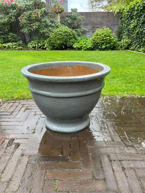 bloembak voor buiten wintervast, Ophalen, Steen, Gebruikt, Rond