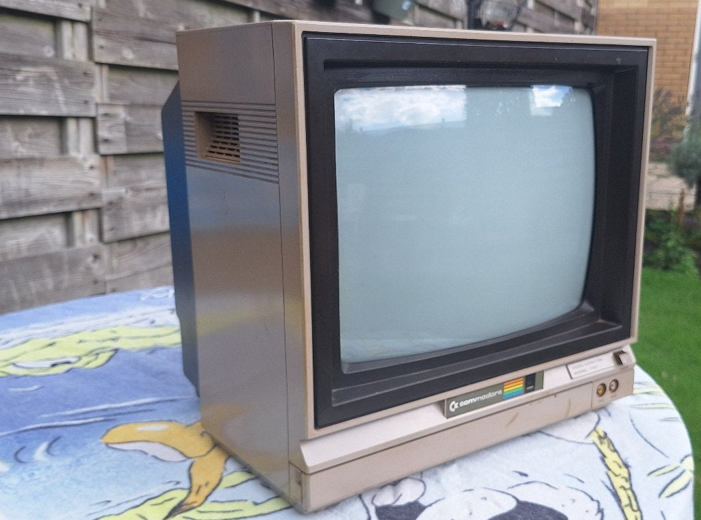 Commodore 1701 CRT Monitor (Werkend!), Computers en Software, Vintage Computers, Ophalen, Commodore
