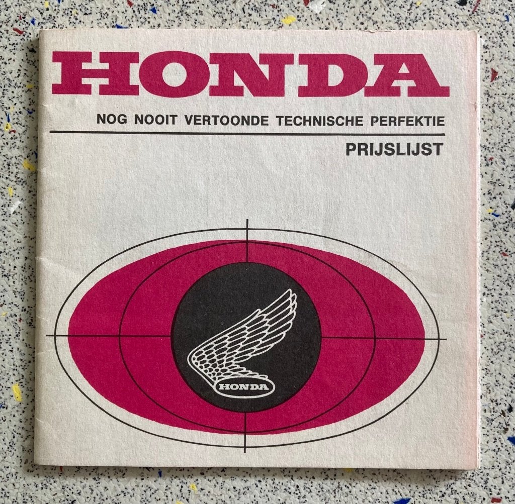 Honda Prijslijst - Nog Nooit Vertoond Technische Perfectie, Motoren, Verzenden, Honda