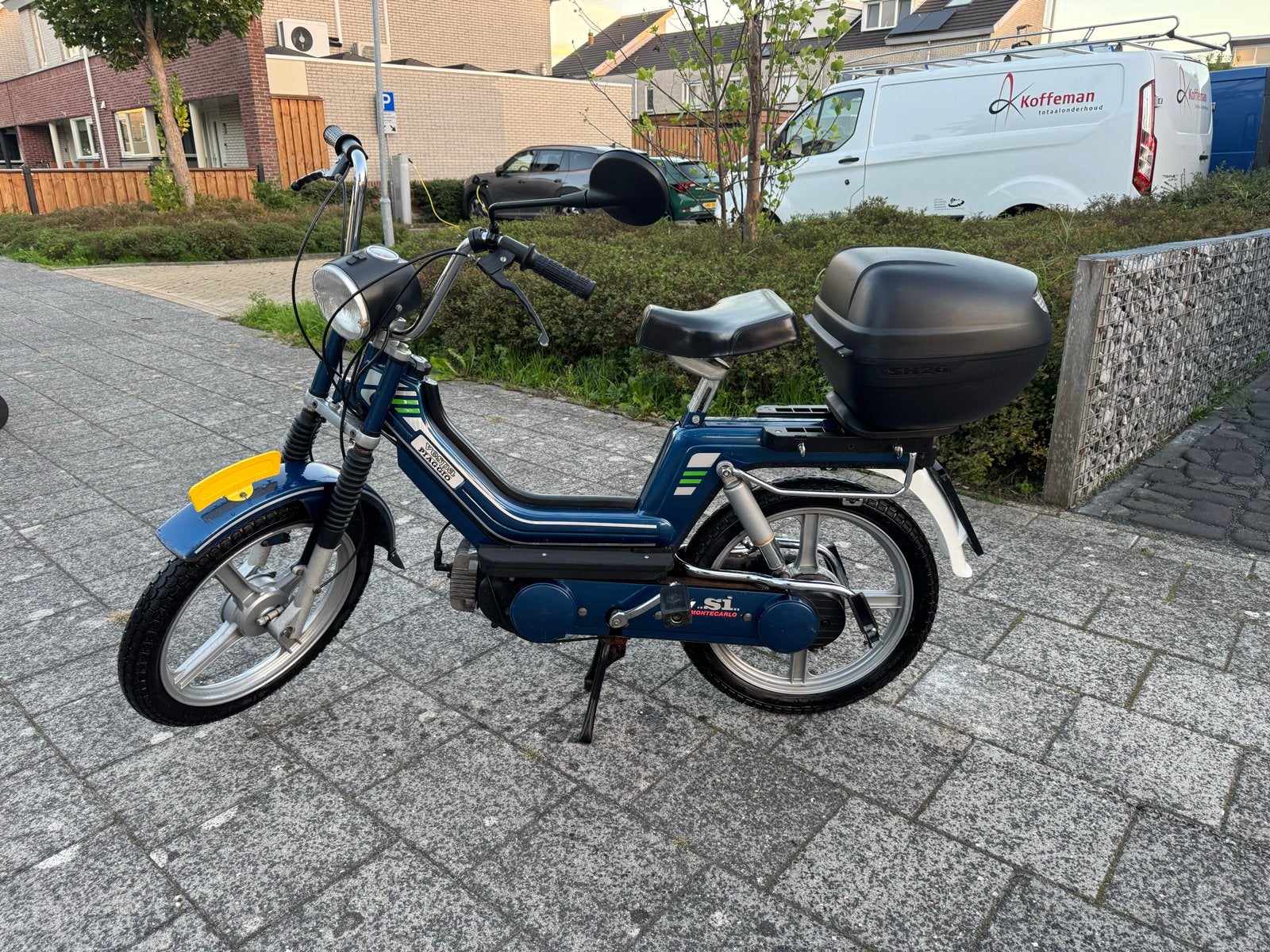 Piaggio Si Montecarlo bromfiets met koffer en nieuwe uitlaat, Ophalen, Gebruikt