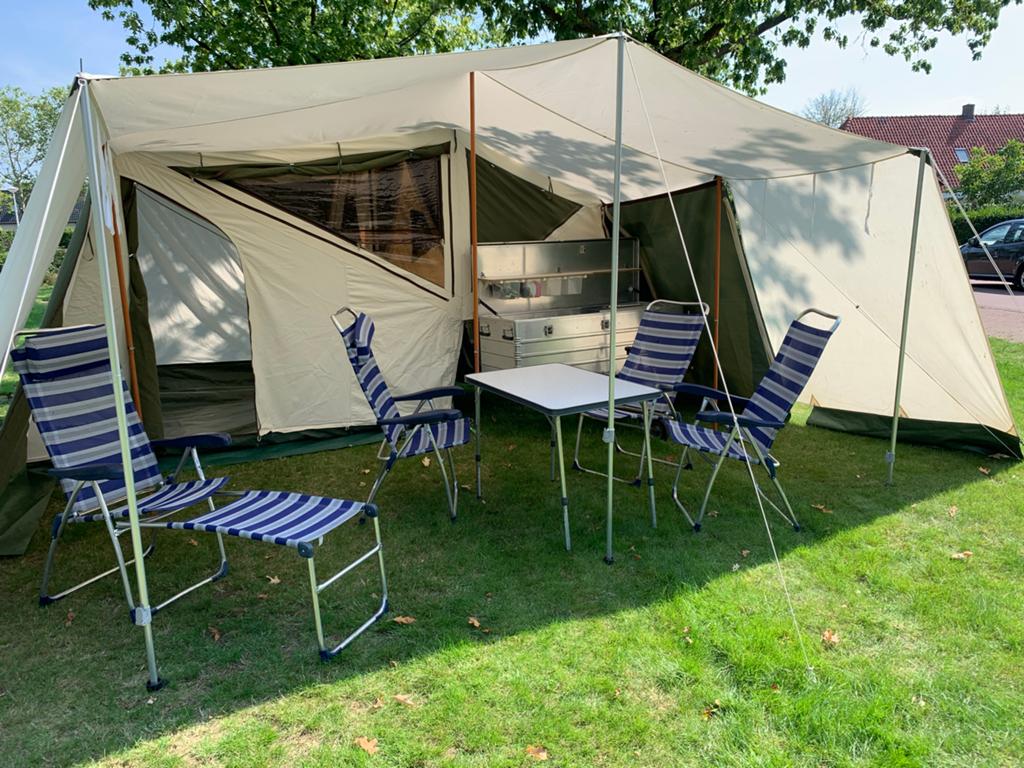 Holtkamper Cocoon vouwwagen 2006 met extra uitbreiding, Ophalen, Aanwezig, Holtkamper, Tot en met 4