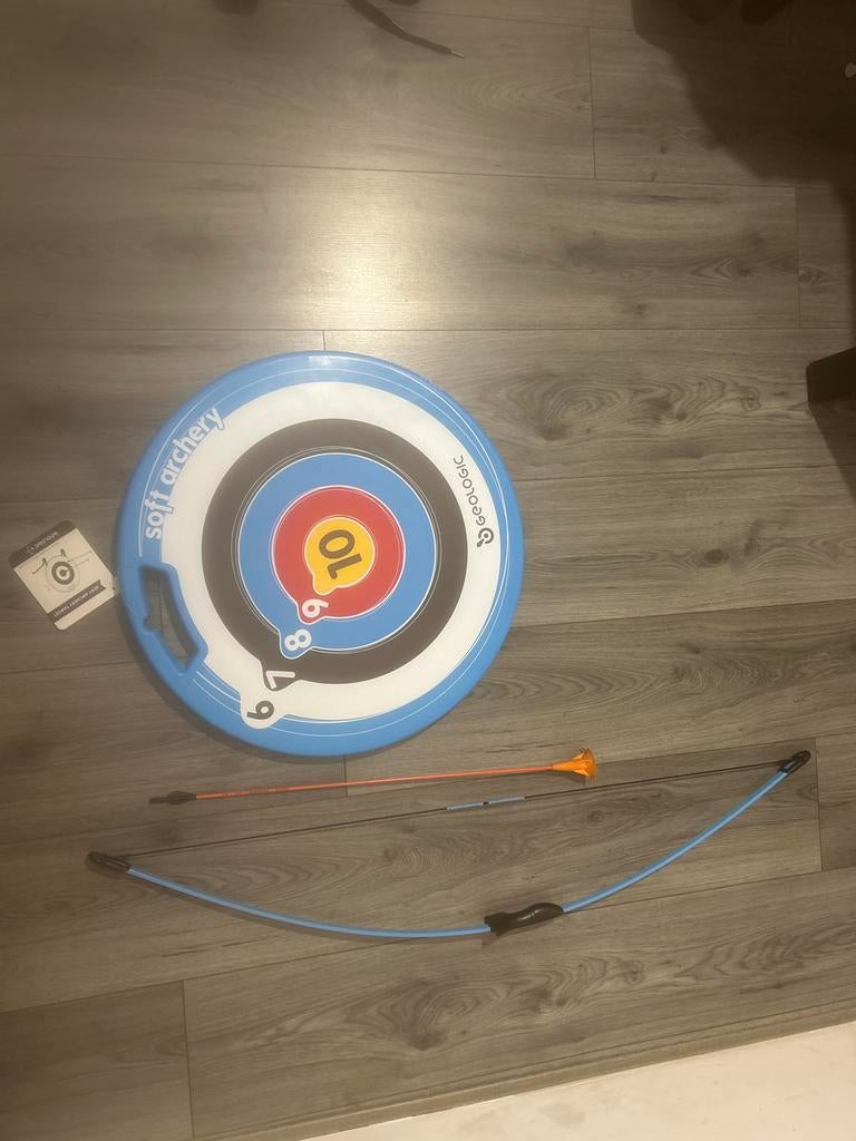 Decathlon Soft Archery Pijl en Boog Set met Rubber Eind, Ophalen, Zo goed als nieuw