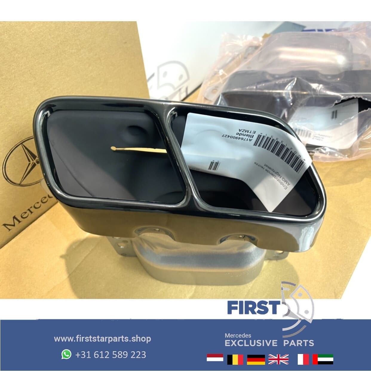 Mercedes A CLA GLA 45 AMG SIERSTUKKEN SET ZWART 2013-2019 SI, Gebruikt, -, Ophalen of Verzenden, -