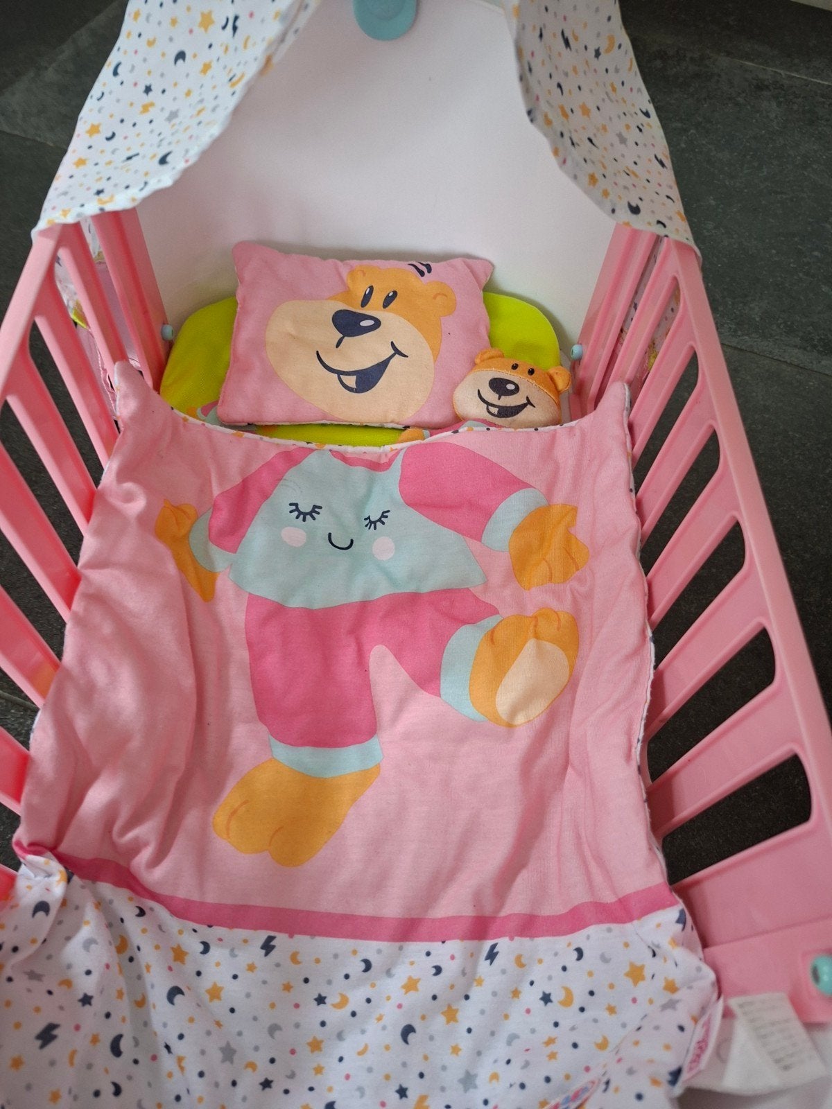 Baby Born Bedje met muziek en geluid, Kinderen en Baby's, Speelgoed | Poppen, Ophalen, Zo goed als nieuw, Babypop