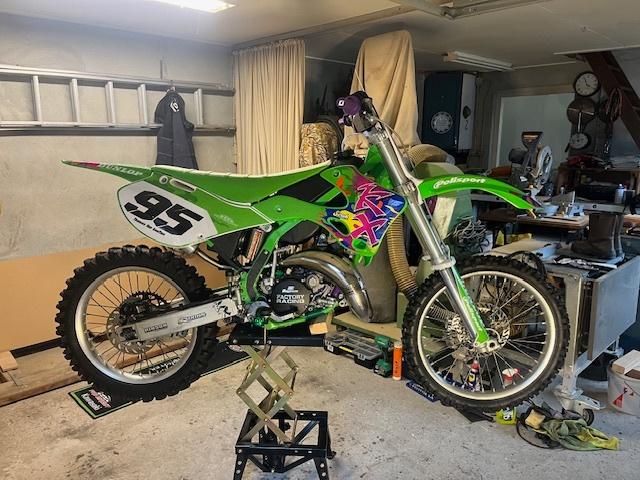kawasaki kx125 crosser nieuwstaat 2001, Motoren, Ophalen of Verzenden, Nieuw