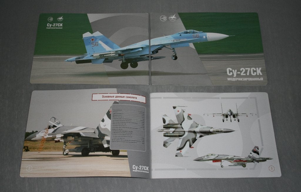 Su-27 Sukhoi brochure catalogus zeldzaam, Verzenden, Nieuw, Overige typen
