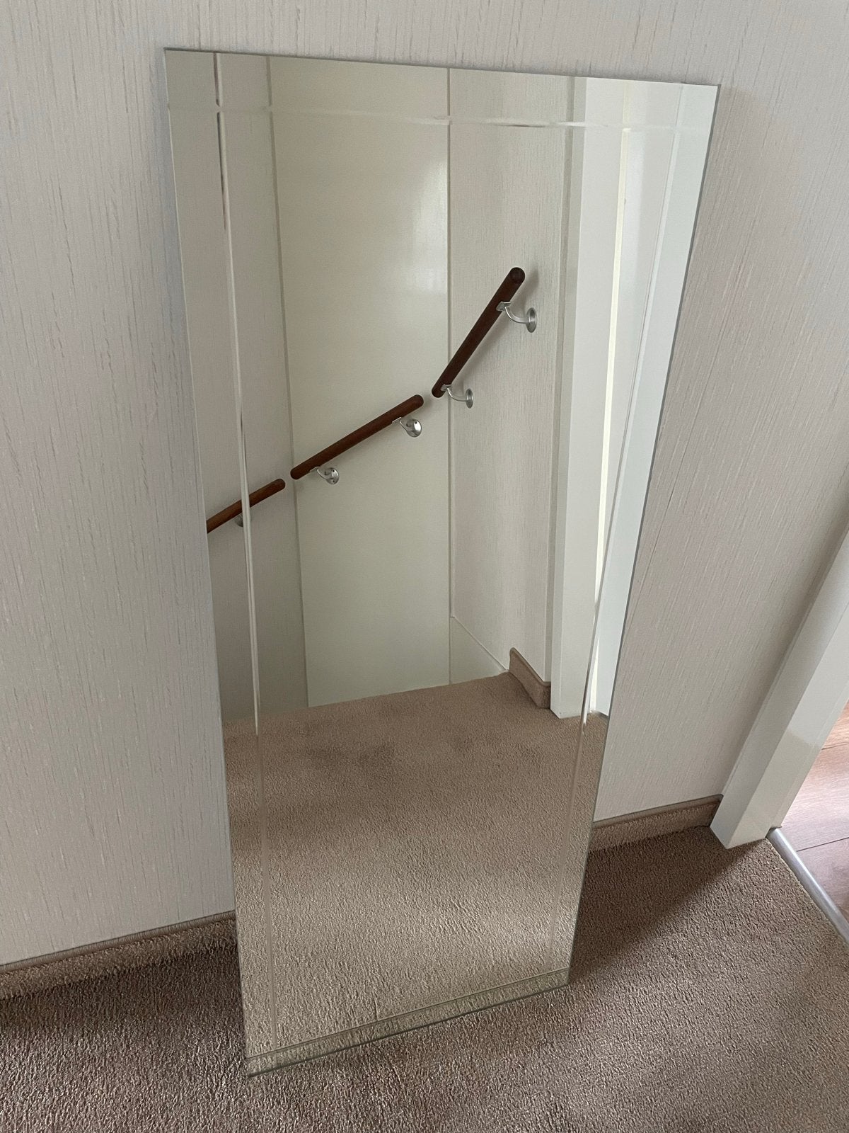 Grote spiegel   Zo goed als nieuw., Ophalen, Minder dan 50 cm, 100 tot 150 cm, Zo goed als nieuw