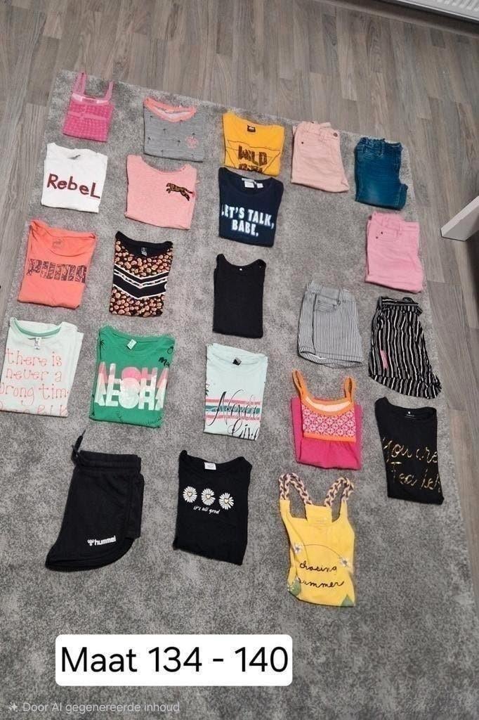 Meisjes (merk) kledingpakket maat 134 - 140, Kinderen en Baby's, Ophalen of Verzenden, Zo goed als nieuw, Meisje, Setje