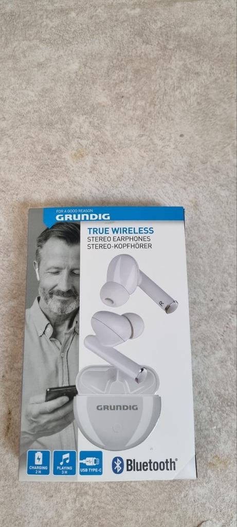 Grundig True Wireless Stereo Oordopjes - Nieuw in doos, Overige merken, Nieuw, Ophalen of Verzenden, Over oor (circumaural)