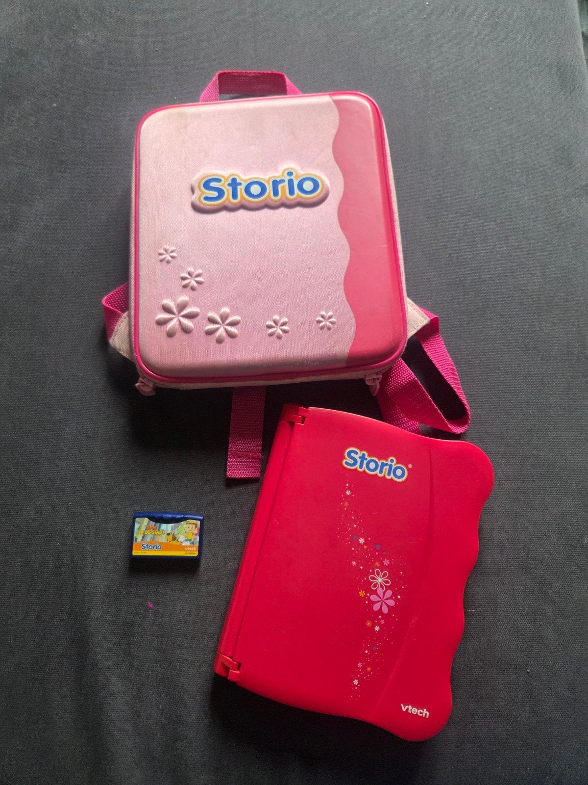 VTech Storio Roze met Rugzak en Spel, Kinderen en Baby's, Ophalen of Verzenden, Gebruikt, 4 tot 6 jaar