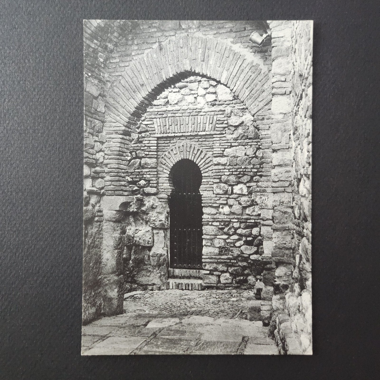Zwart-wit ansichtkaart La Alcazaba, Málaga, Verzenden, 1980 tot heden, Ongelopen, Spanje