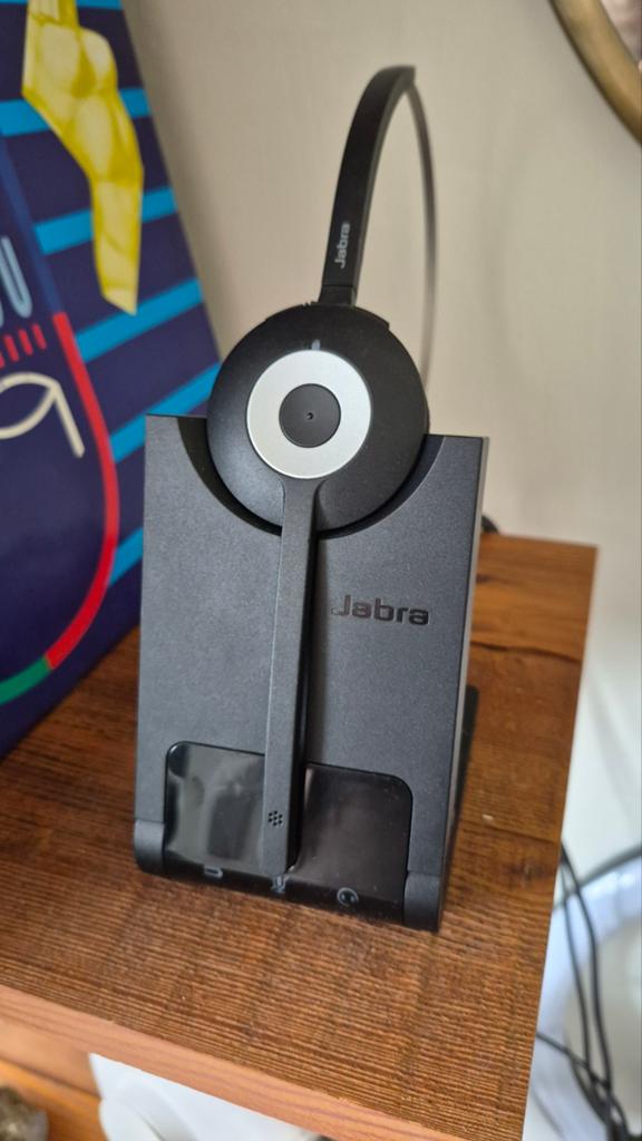 Jabra Pro 920 Headset met Yealink EHS36 - Zo goed als nieuw, Volumeregelaar, On-ear, Ophalen of Verzenden, Zo goed als nieuw