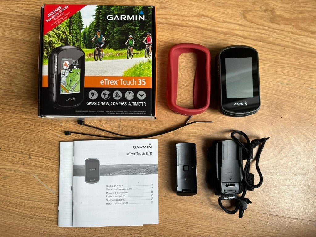 Garmin eTrex Touch 35 – Nieuwstaat – Compleet, Sport en Fitness, Bergsport en Wandelen, Verzenden, Zo goed als nieuw, Navigatie of Gps